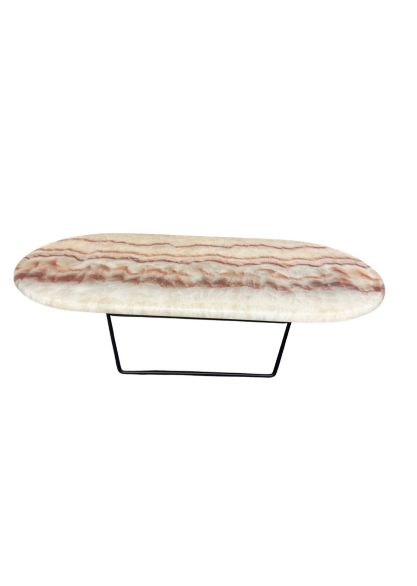 Picture of Ruby Serving Table Travertine-red