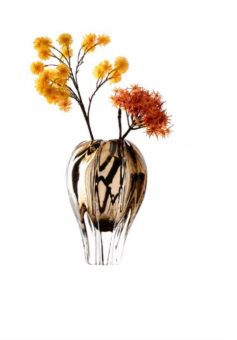 Picture of Luce Vase Brown L