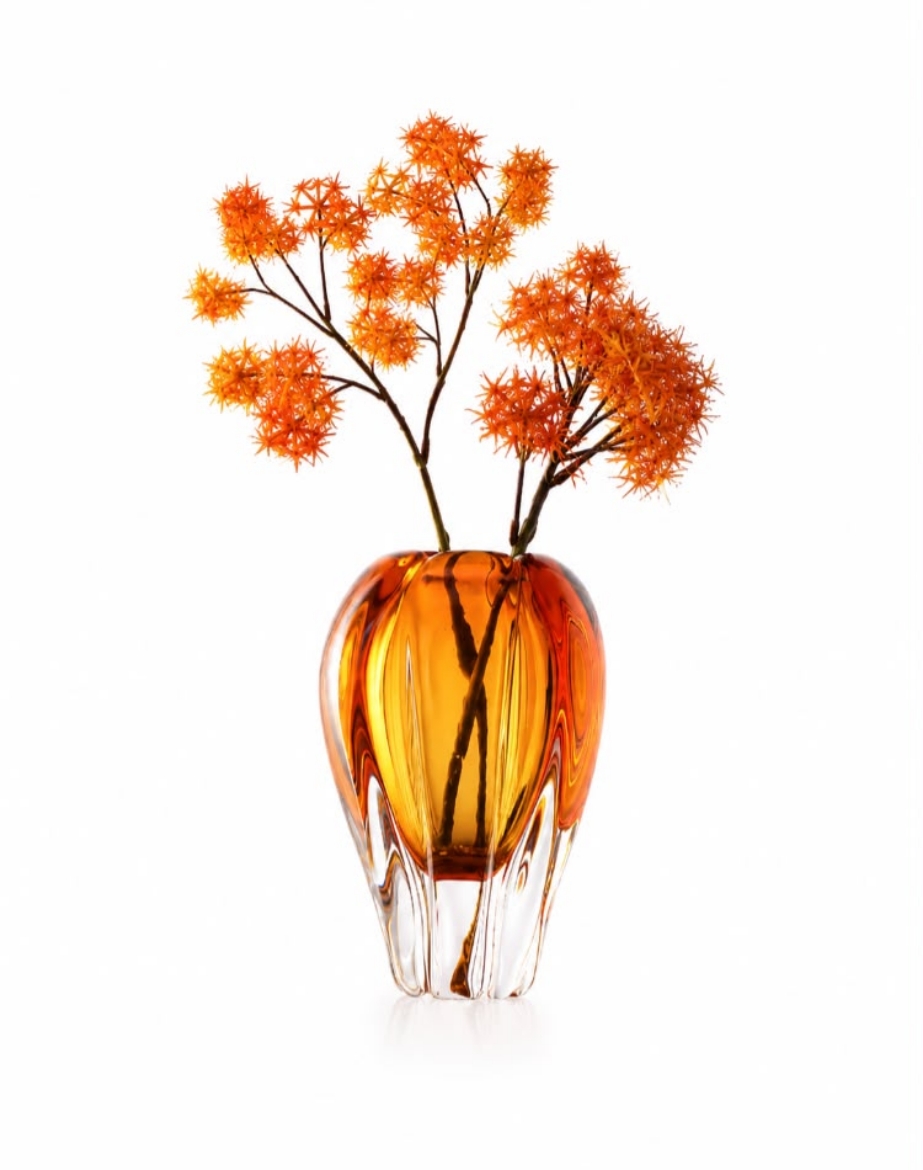 Picture of Luce Vase Amber L