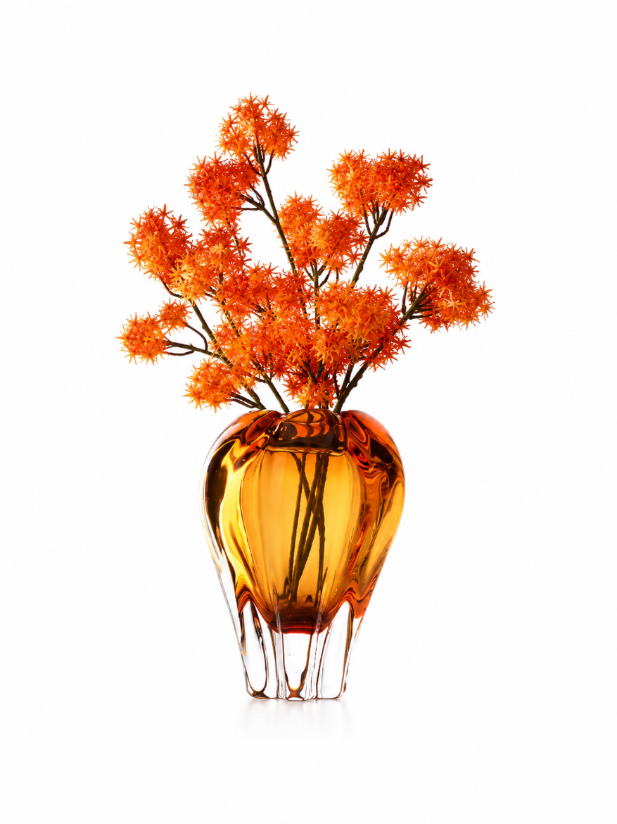 Picture of Luce Vase Amber S