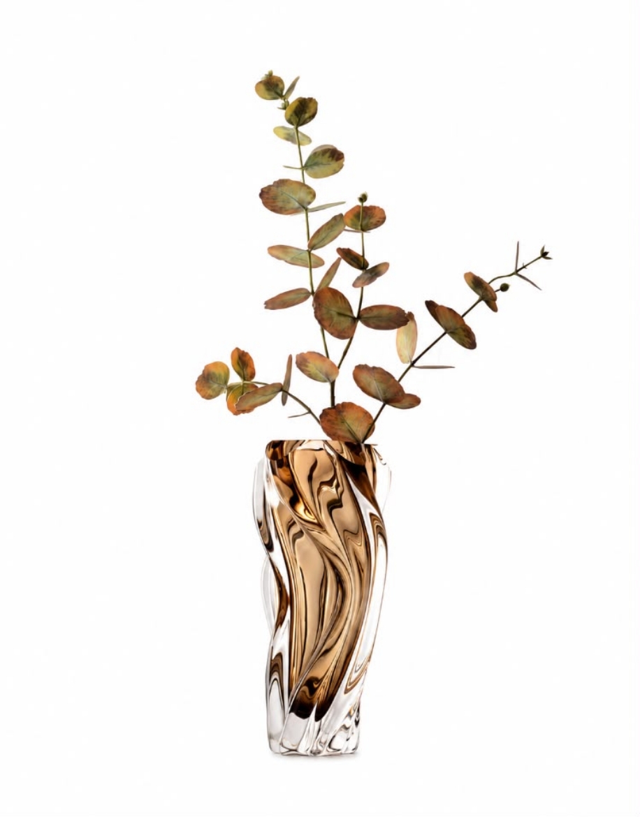 Picture of Twirl Vase Brown