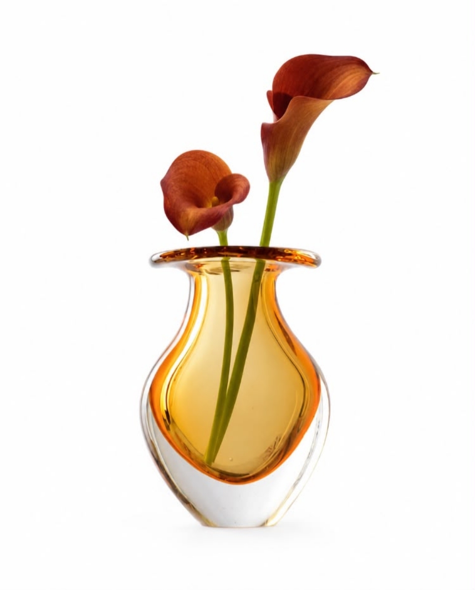 Picture of Vella Vase Amber