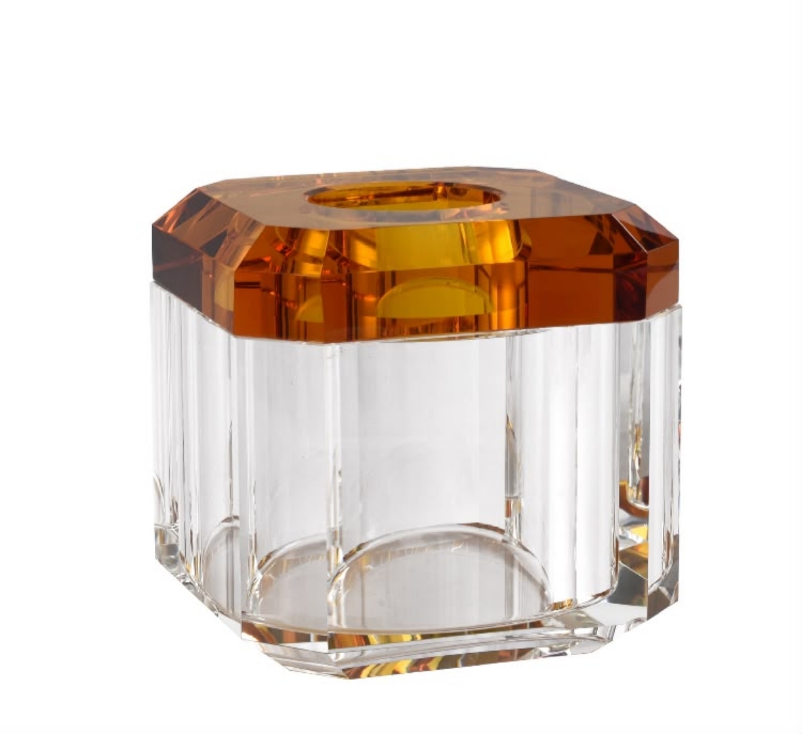 Picture of Sole Tissue Box Amber