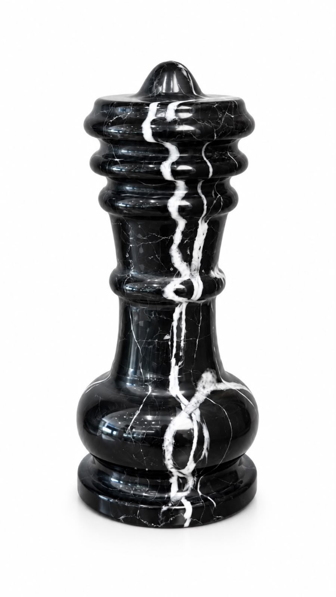 Picture of Queen Centerpiece Black