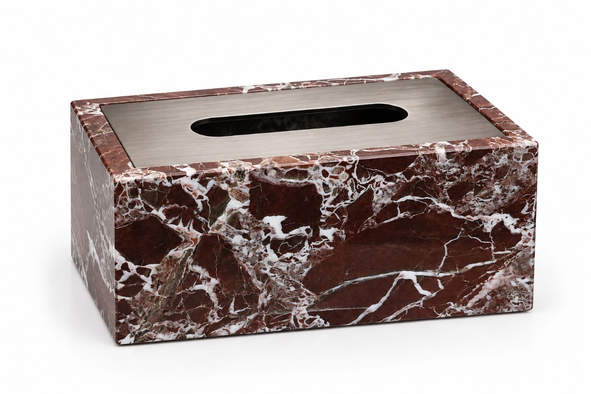 Picture of  Amaro Tissue Box Red
