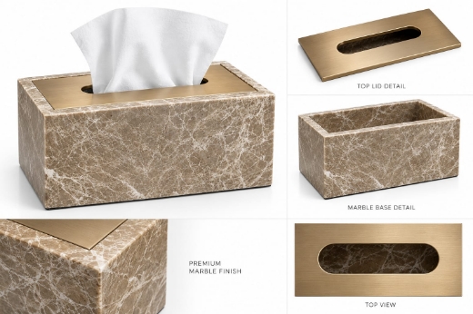 Picture of Amaro Tissue Box Biege